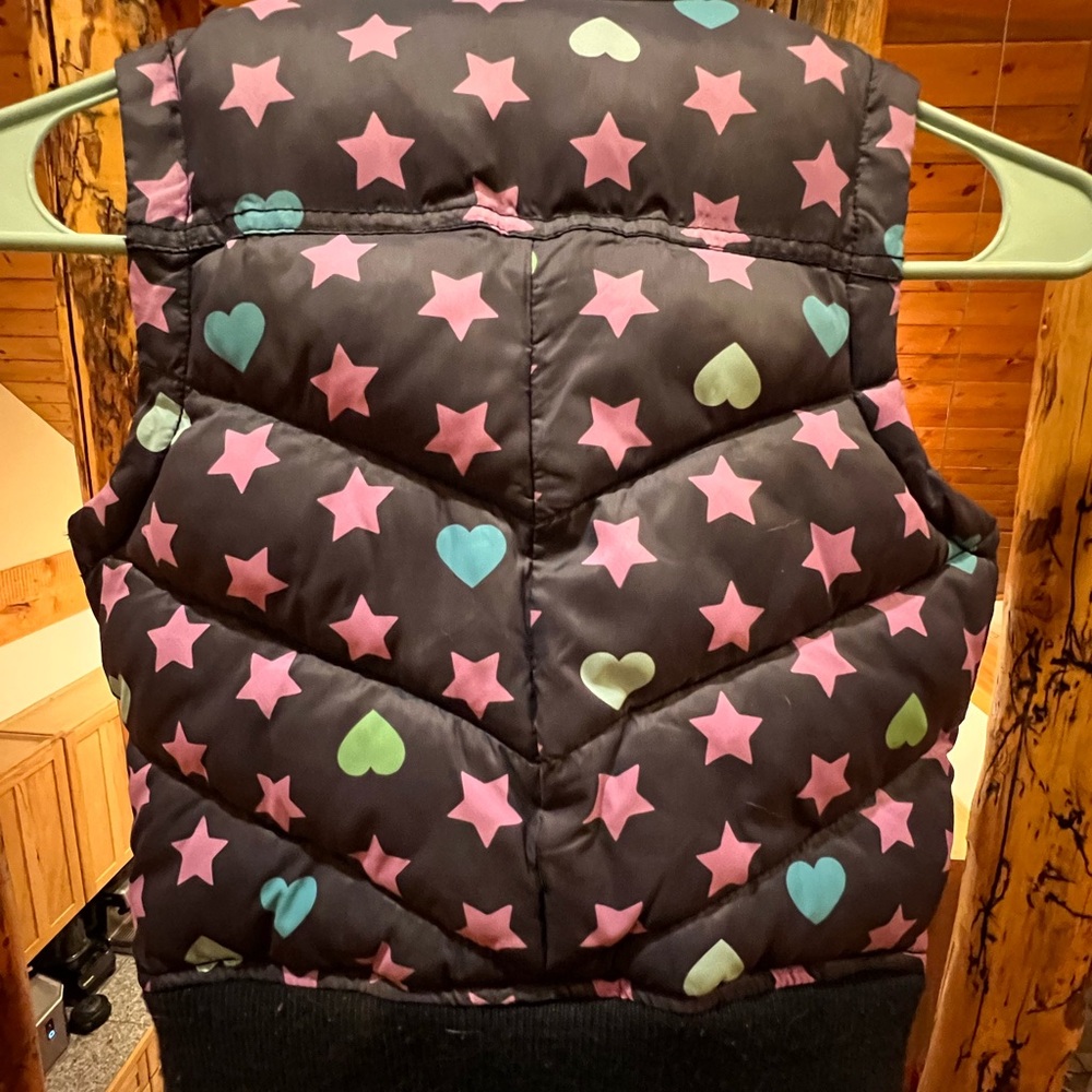 Gap Kids Vest small 6-7 navy purple